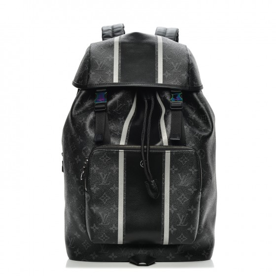 Pre-Owned Louis Vuitton X Fragment Zack Backpack Monogram Eclipse Black | ModeSens