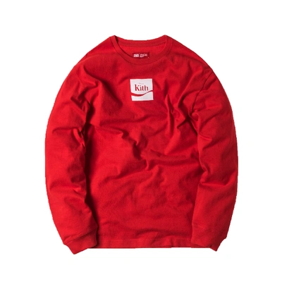 Pre-owned Kith Coca Cola Enjoy Ls Tee In Red