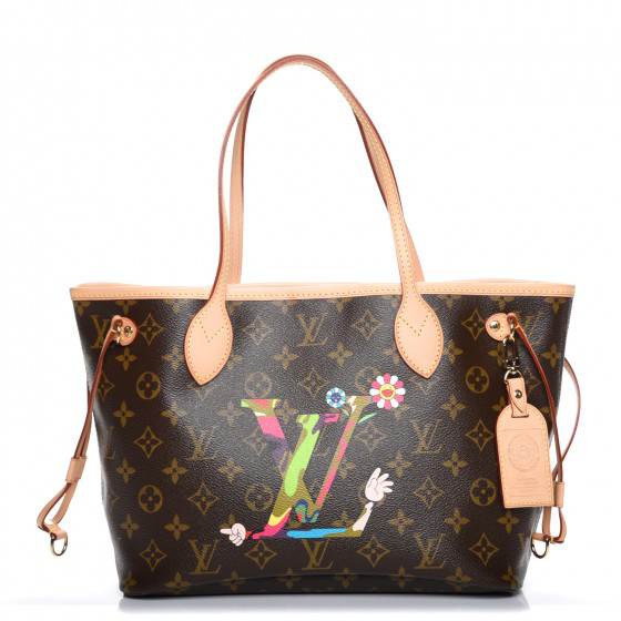 Pre-Owned Louis Vuitton X Takashi Murakami Neverfull Moca (without ...
