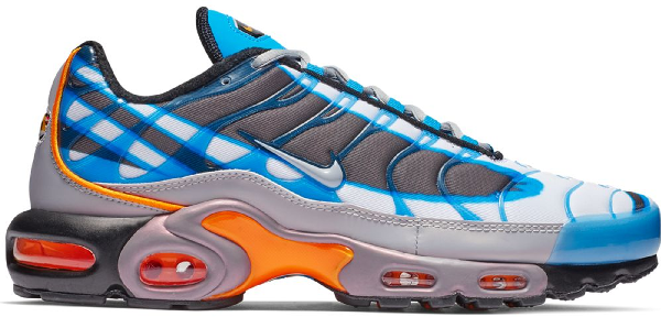 air max plus blue and orange