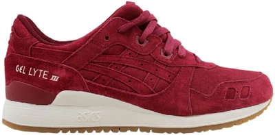 Pre-owned Asics  Gel Lyte Iii 3 Burgundy In Burgundy/burgundy