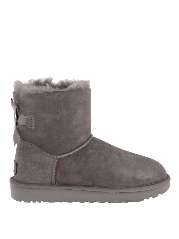 ugg bailey bow mini grey
