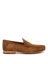 TOD'S LEATHER AND GOMMINI SOLE LOAFERS