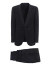 ERMENEGILDO ZEGNA WOOL AND SILK SHAWL LAPEL TUXEDO