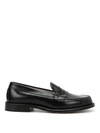 ALDEN SHOE COMPANY BRUSHED LEATHER CLASSIC LOAFERS