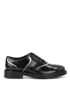 TOD'S BRUSHED LEATHER OXFORD BROGUES