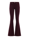 DONDUP AKON BOOTCUT LOW RISE TROUSERS