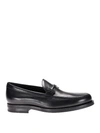 TOD'S DOUBLE T GLOSSY LEATHER LOAFERS