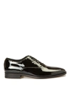 dressing gownRTO CAVALLI STUDS TRIMMED PATENT OXFORD SHOES