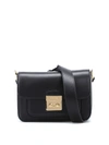 MICHAEL KORS SLOAN EDITOR L BLACK LEATHER BAG