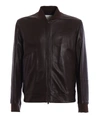 BRUNELLO CUCINELLI SOFT LEATHER BOMBER JACKETS