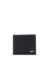 TOD'S DOUBLE T LEATHER BIFOLD WALLET
