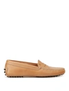 TOD'S GOMMINO BEIGE LEATHER LOAFERS
