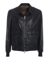 BRUNELLO CUCINELLI SOFT LEATHER CASUAL JACKET