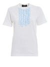 DSQUARED2 RUCHED WHITE T-SHIRT