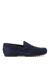 TOD'S CITY GOMMINO GALASSIA SUEDE LOAFERS