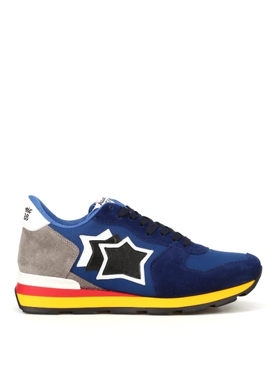 Atlantic Stars Antares Blue And Yellow Sneakers