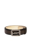 TOD'S DOUBLE T DELAVE LEATHER BELT