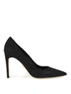 DSQUARED2 BASIC GLITTERED POINTY TOE PUMPS