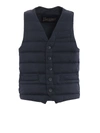 HERNO IL PANCIOTTO BLUE LIGHTWEIGHT PUFFER GILET