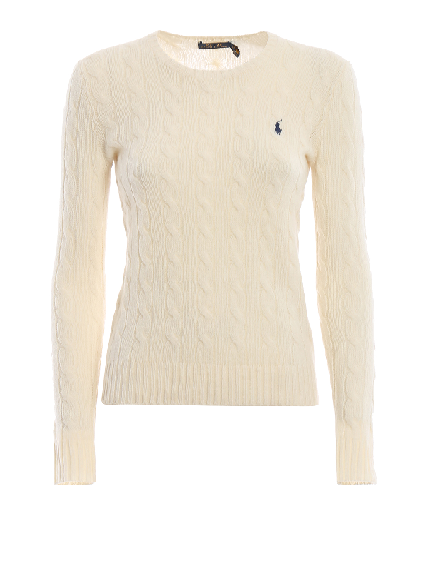 ralph lauren cable cashmere sweater