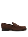 Tod's Brown Suede Leather Loafers