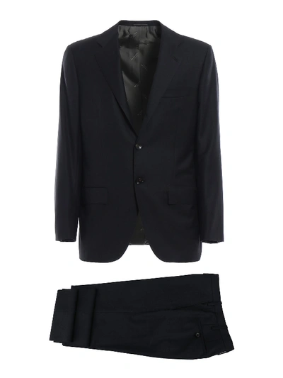 Kiton Evo Dark Grey Cool Wool Two Piece Suit