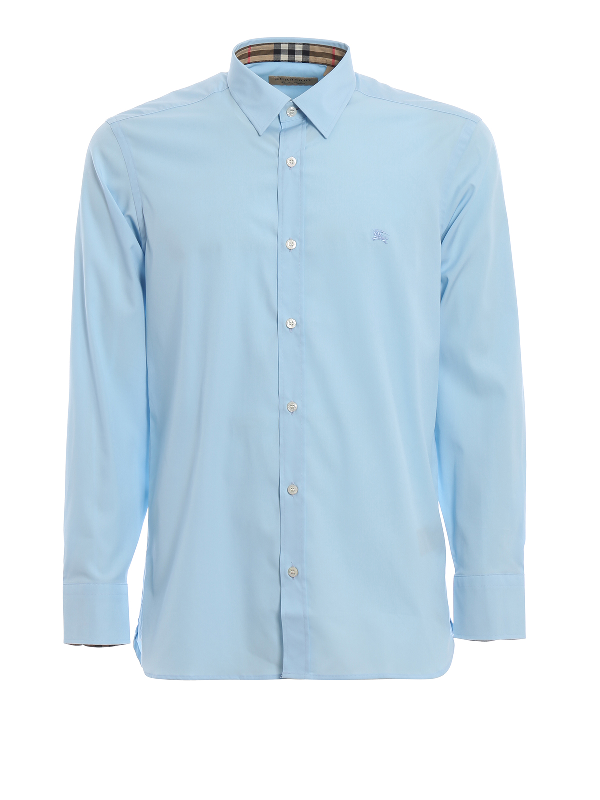 burberry light blue shirt