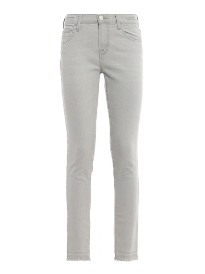 Jacob Cohen Kimberly Crop Grey Cotton Denim Skinny Jeans