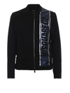 DSQUARED2 DENIM JACKET WITH LAMINATED LOGO BAND