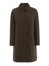 ASPESI RABARBARO TECHNO GABARDINE TRENCH COAT