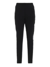 DONDUP CANDELA BLACK AND WHITE PULL ON PANTS