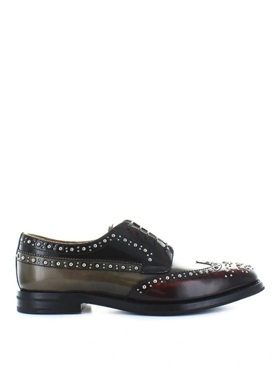 Church's Studded Multicolour Leather Derby Brogues