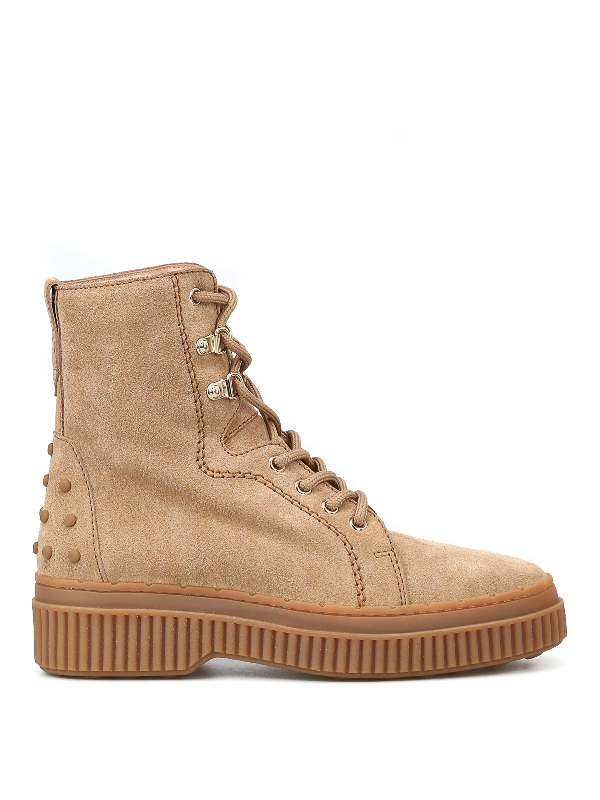 tod's suede ankle boots
