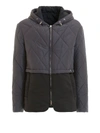 VERSACE TWO-TONE QUILTED PADDED JACKET