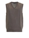 CORNELIANI PURE WOOL V-NECK VEST