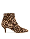 POLLY PLUME JANIS HAIRCALF ANKLE BOOTS