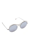 EYEPETIZER SOFIA ULTRALIGHT GUN METAL FRAME SUNGLASSES