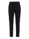 PRADA BI-STRETCH WOOL TAPERED TROUSERS