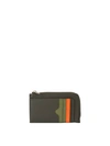 ALEXANDER MCQUEEN MULTICOLOUR LEATHER CARD HOLDER