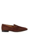 TOD'S DOUBLE T SUEDE LOAFERS