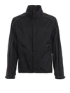 PRADA BLACK LIGHTWEIGHT NYLON WINDBREAKER