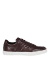 TOD'S URBAN STYLE LEATHER LOW TOP SNEAKERS