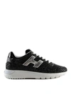 HOGAN INTERACTIVE BLACK GLITTER SNEAKERS