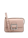 BALLY JANELLE LIGHT PINK LEATHER SHOULDER BAG