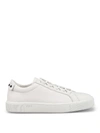 TOD'S GOMMINI WHITE LEATHER LOW TOP SNEAKERS