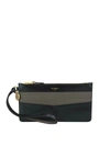 GIVENCHY GV3 TWO-TONE CARD CASE WITH WRIST STRAP