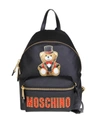 MOSCHINO TEDDY CIRCUS BLACK SMALL BACKPACK