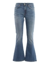 DONDUP ADLER CROP SKINNY BOOTCUT JEANS