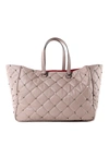 VALENTINO GARAVANI BOOMSTUD QUILTED LEATHER TOTE BAG